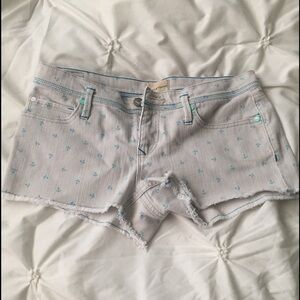 Roxy Light Gray Jean Shorts